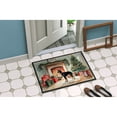 thumbnail image 5 of Carolines Treasures DAC2646MAT 0.15 x 18 x 27 in. Doberman Pinscher Cozy Christmas Doormat, 5 of 6