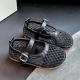 thumbnail image 5 of Gyujnb Girls Mesh Mary Jane Shoes Soft Sole Casual Footwear, Adjustable Buckle Strap Closed Toe Ballet Shoes (Girls),2.5-3 Years, 5 of 7