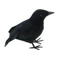 thumbnail image 2 of Momihoom Halloween Realistic Artificial Crows Fake Feather Birds Ravens for Christmas Party Props Supplies Decorations Crow Model Halloween Birds Scary Ravens Halloween Decorations, 2 of 9