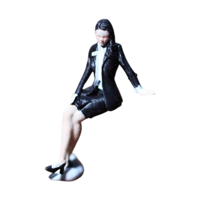 1/64 escala figura miniatura diorama figura elegante accesorios realistas colección elegante modelo de traje para mujeres para proyectos de bricolaje Estilo F
