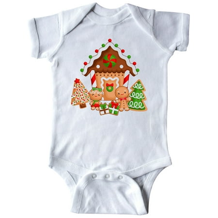 

Inktastic Gingerbread House Christmas Gift Baby Boy or Baby Girl Bodysuit