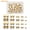 Golden (50PCS), variant on MATROOY Stainless Steel Cube Spacer Beads 5 Sizes Polished Metal Tiny Square Loose Beads-Golden (50PCS)