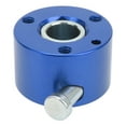 thumbnail image 4 of Steering Wheel Hub Adapter, Rustproof High Accuracy Steering Wheel Quick Release Kit  For 3 Hole Steering Wheel Blue, 4 of 8