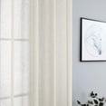 thumbnail image 4 of Beige Curtains 84 Inches Long for Bedroom Decor 2 Panels Set Grommet Natural Light Filtering Lightweight Neutral Semi Sheer Linen Look Curtain for Living Room Dining Sand Beach 52x84 Inch Length Cream, 4 of 4