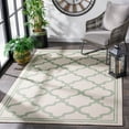 thumbnail image 3 of SAFAVIEH Machine Washable Rug Indoor/Outdoor Bermuda Collection - Bermuda Tamaya Geometric Machine Washable Indoor/Outdoor Area Rug, Beige/Green, 3' x 5', 3 of 10