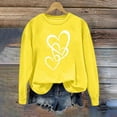 thumbnail image 3 of Cilsoka Hoodies for Women Cropped Oversized Graphic Crewneck Sweatshirts Women Graphic Pullover Sweatshirts for Women Plus Size Womens Tops Casual Cotton My Orders past Orders, 3 of 6