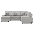 thumbnail image 1 of Serta Benson Dream Lift Convertible in Ivory Fabric Upholstery, 1 of 15
