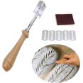 thumbnail image 1 of Bread Lame, Stainless Steel Bread Lame Dough Scoring Knife, Premium Sourdough Scoring Tool Bread Scorer with 10 Razor Blades for Scoring Sourdough Bread., 1 of 8