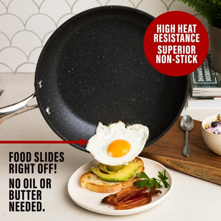 Granitestone - Non-Stick Frying Pan - Gray/Silver