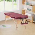 thumbnail image 2 of YRLLENSDAN 24*73in Portable Massage Table with Side Armrests Foldable Massage Bed for Physical Therapy Waxing Reiki Spa Lash Tattoo Facial Beauty,Red, 2 of 7
