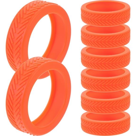 8pcs Suitcase Wheels Covers Rubber Luggage Caster Covers Travel Luggage Wheel Protectors