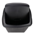 thumbnail image 3 of Alcxsopfd 13 Gallon Plastic Swing Top Kitchen Garbage Can - Removable Lid - Black, 3 of 4