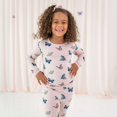 thumbnail image 4 of Kyte Baby Long Sleeve Pajamas in Blush Butterfly, 4 of 5