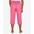 thumbnail image 5 of Alfred Dunner Womens Petite  Embellished Cuff Twill Capri, 5 of 6