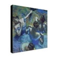 thumbnail image 3 of Trademark Fine Art Edgar Degas Blue Dancers 1899 Canvas Wall Art - 24x24, 3 of 5