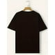 thumbnail image 2 of New Letter Print Men's Round Crew Neck Short Sleeve Tee, Fashion Street Style Breathable T-Shirt, Casual Comfy Top For Spring Summer Holiday Leisure Vacation Men's Clothing As Gift, 2 of 6