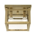 thumbnail image 2 of Livex Lighting - Milford - 2 Light Square Flush Mount In Shabby Chic Style-6, 2 of 10