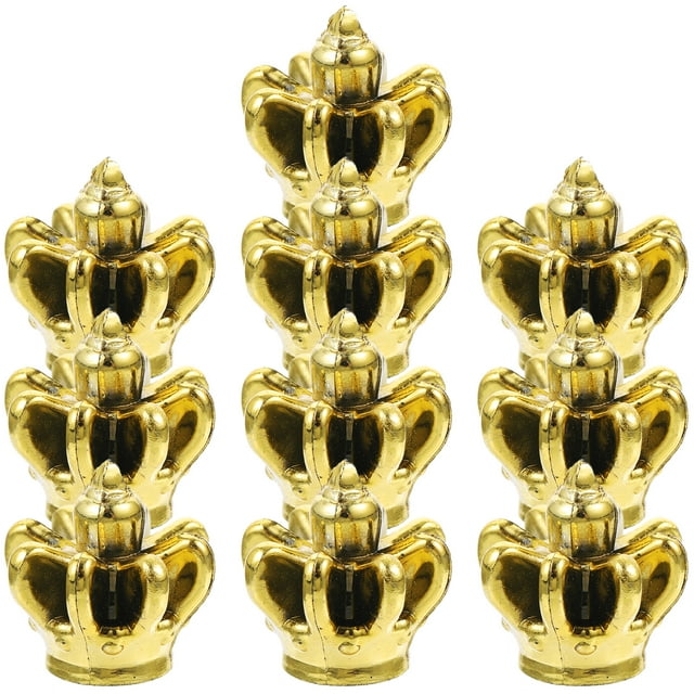 MasteelfCA 10pcs Mini Crown Charms DIY Mini Crown for DIY Crafts Jewelry Making Gift Decoration