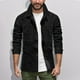 thumbnail image 1 of pstuiky Camisas casuales de manga larga para hombre, Camiseta lisa de manga larga con cuello vuelto para hombre, informal, elegante, cómoda, con bolsillos, botones y cremallera. l, 1 of 6