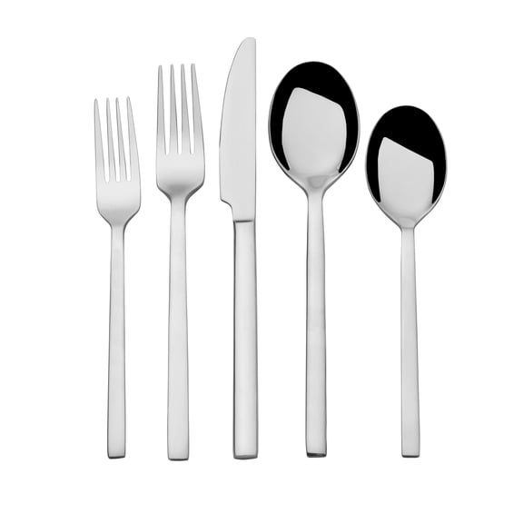 Towle Living Forged Paros Flatware Set,Silver,20 Piece Set