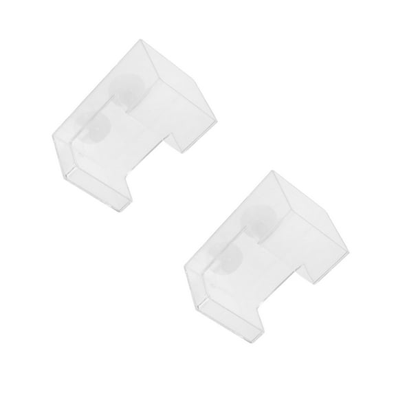 Hemoton 2pcs Acrylic Fish Tank feeder Bowls Fish Worm Feeder Clear Fish Feeder Floating Fish Tank Feeder with Suction Cup for Aquarium feeder Stations