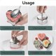 thumbnail image 3 of 1 molde de acero inoxidable para hacer bolas de arroz y sushi, ideal para hacer bolsas de nori y arroz, molde para onigiri Choxila (en forma de corazón)., 3 of 5
