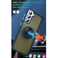 thumbnail image 6 of is Specially Designed for Samsung Galaxy S21 Anti-Scratches,Anti-Fingerprint, Built-in 360° Rotating Ring Bracket Solid and Durable Magnetic car Phone case, Suitable for 6.2inches Male-Blue, 6 of 12