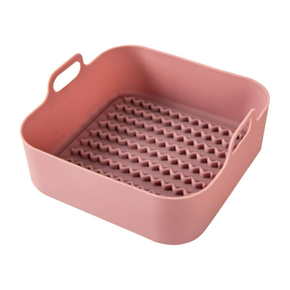 Fiudx Bandeja para Freidora, Resistente a Altas Temperaturas, Silicona de Grado Alimenticio, Fácil de Limpiar, Sin Desperdicio de Papel, Universal para Freidora, Microondas, Horno, Apto para Lavavaji