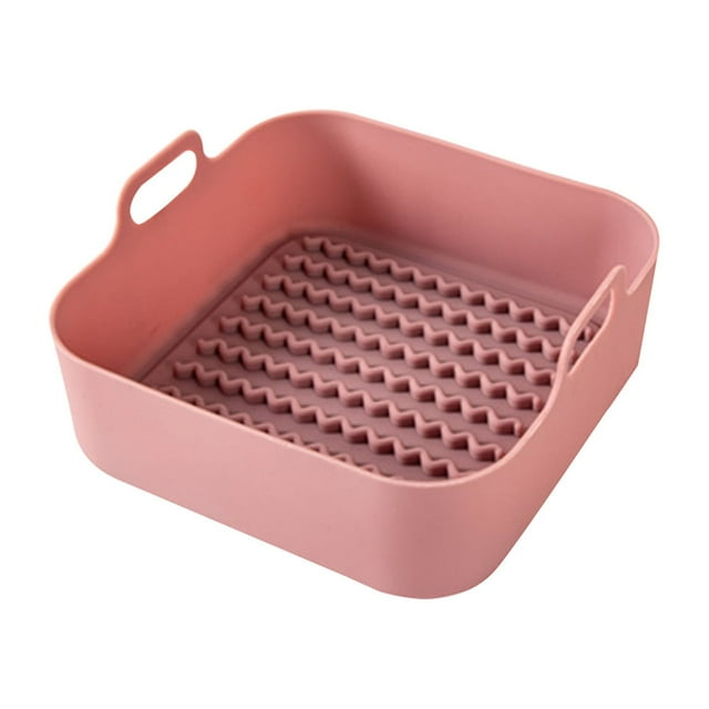 Thickened High Temperature Resistant Silicone Barbecue Plate Air Fryer Silicone Pot