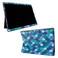 thumbnail image 1 of Skin Decal Wrap Compatible With Microsoft Surface Pro X Sticker Design Blue Scales, 1 of 3