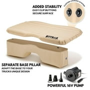 AirBedz Pittman Inflatable Rear Seat Air Mattress with Pump, For Full-Size Trucks, Tan