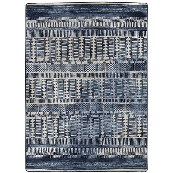 Milliken Drayton Area Rug 4000174104 Fulani India Banded Lines 3' 10" x  5' 4" Rectangle