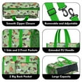 thumbnail image 3 of Teacher Tote Bag,Cute Cartoon Dachshund Teacher Utility Tote Bag,Large Work Tote Bags for Women with Multiple Pockets,Top Zipper Closure,13.8x10.6x6.7 Inch, 3 of 5