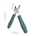 thumbnail image 3 of Angled Tip Cuticle Nipper Angled Edged Nails Trimmer For Ingrown Nails And Delicate Cuticle Maintenance, 3 of 9