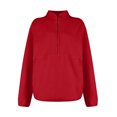 thumbnail image 5 of Zip Up Hoodie Women Sherpa Fleece Pullover Sweatshirt Winter Warm Half Zipper Mock Neck Sweatshirts Tops, 5 of 5