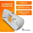 thumbnail image 5 of SplashNColor Soporte de montaje en ángulo de cuña para timbre de vídeo compatible con SimpliSafe – Soporte duradero para timbre Simplisafe para visualización ajustable de 30 grados – Soporte seguro pa, 5 of 5