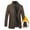 50%Wool,50%Polyester, variant on Mens Trench Coat with Removable Vest Lining Stand Collar Wool Blend Jacket Warm Winter Single Breasted Peacoat