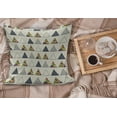 thumbnail image 2 of Geometric Fluffy Throw Pillow Cushion Cover, Abstract Hand Drawn Triangles with Minimalist Modern Native Boho Style Illustration, Decorative Square Accent Pillow Case, 40" x 40", Taupe, by Ambesonne, 2 of 5