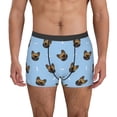 thumbnail image 2 of Goofa french Bulldog Face Printed Men's Boxer Briefs Underwear, Moisture-Wicking Underwear, Trunk,Soft and Breathable Cotton Underwear-, 2 of 9