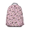 thumbnail image 3 of French Bulldog Cute Bone Paw Print Backpack for School,Cute School Bag,Schoolbag with Adjustable Shoulder Straps & Padded Back,15.3"x11"x7.1"., 3 of 6