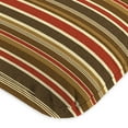 thumbnail image 4 of Jordan Manufacturing Sunbrella 45" x 22" Brannon Redwood Multicolor Stripe Rectangular Outdoor Chair Cushion with Ties and Hanger Loop, 4 of 12