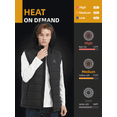 thumbnail image 5 of Men's Lightweight Heated Vest With Smart Electric Rechargeable Jacket with Detachable Hood (Battery Included), 5 of 6
