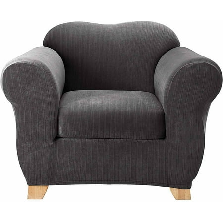 Sure Fit Stretch Pinstripe Chair Slipcover