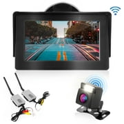 Pyle Wireless Backup Rear View Camera Waterproof Car Parking Reverse Safety/Vehicle Monitor System