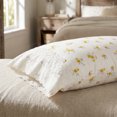 thumbnail image 4 of Unique Bargains 2 Pcs Cotton Pillowcase Cooling Pillow Cases Envelope Closure Beige B, 4 of 5