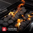 thumbnail image 5 of Nexgrill 4-Burner Propane Gas Grill with 2-In-1 Charcoal Tray & Side Burner, Stainless Steel Frame, 626 SQ In Total Cooking Space, 60,000 BTUs, BBQ Grill Perfect for Outdoor Gatherings - 720-1141, 5 of 8