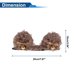 thumbnail image 4 of Accesorios de Casco de Motocicleta Decoración Orejas de Oso de Campana para Cascos de Motocicleta Bicicleta Esquí Marrón Felpa 1 Pcs, 4 of 6