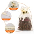 thumbnail image 3 of Bolsas de regalo SumDirect Rose Organza 10 x 15 cm - 50 unidades amarillas, 3 of 7