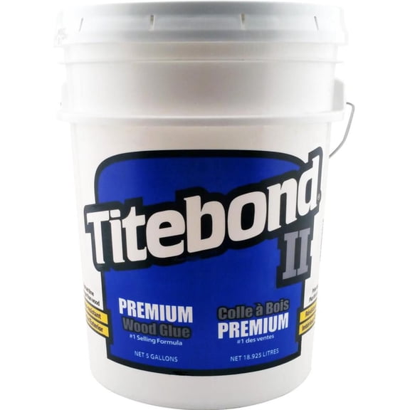Titebond Wood Glue, 5 gal, Pail, II Premium 5007