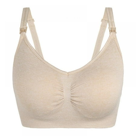 

Ladies Sleep Nursing Bra Wireless Breastfeeding Maternity Bra